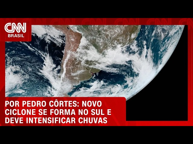 Novo ciclone extratropical se forma no Sul e deve intensificar chuvas | CNN NOVO DIA