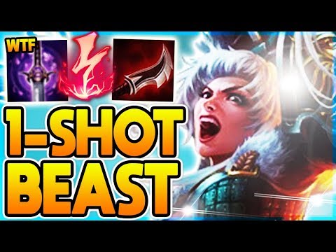 *HILARIOUS* SUPER ONE-SHOT RIVEN DAMAGE! BEST RIVEN BUILD! RIVEN TOP GAMEPLAY S9 - League of Legends