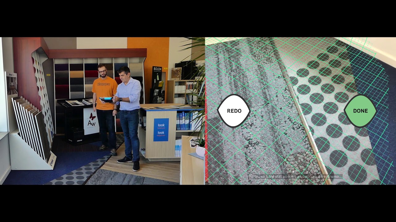 Augmented reality flooring - Innersense