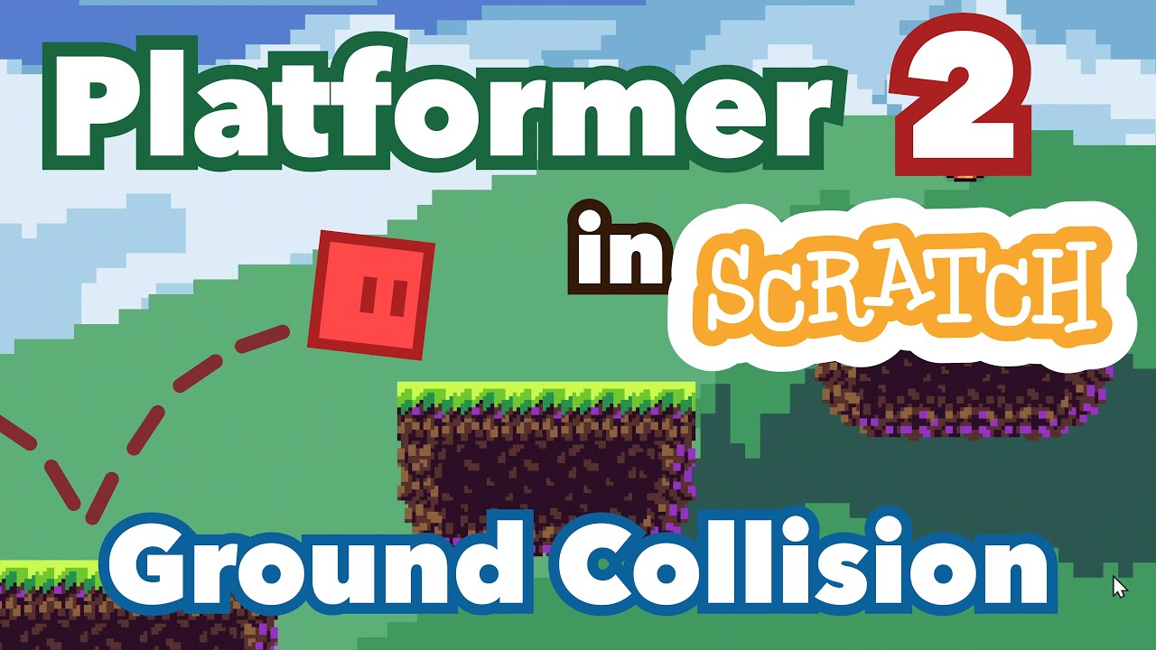 How to Make a Platformer with Ground Detection in Scratch | Platformer Tutorial Part 2