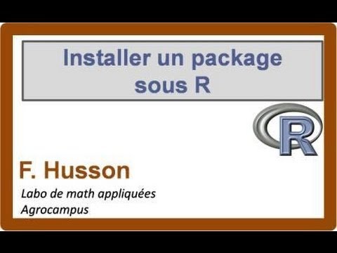 comment installer un package r sous mac