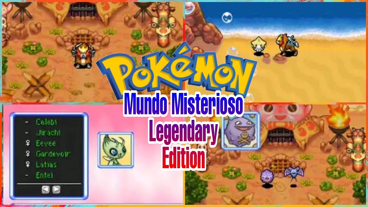 Pokemon MM Exploradores Del Cielo Legendary Edition Hack Rom NDS En Español Con Nuevos Pokémon