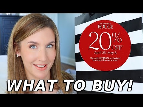 SEPHORA SPRING BONUS EVENT 2019 RECOMMENDATIONS, MUST HAVES & STAPLES YOU NEED! Video