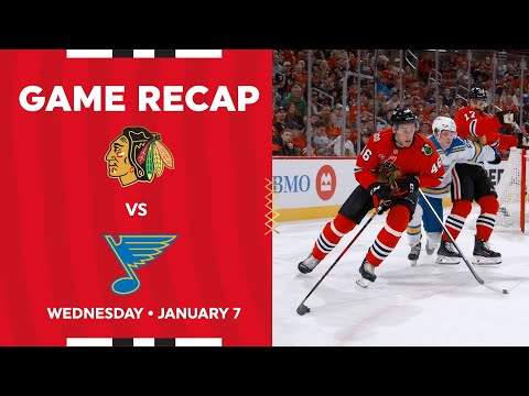 Blackhawks vs. Blues Game Highlights | 1.7.26
