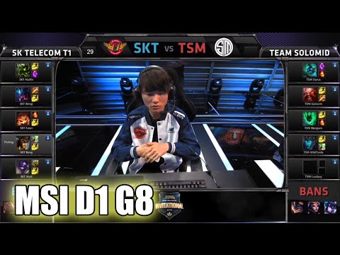 SK Telecom T1 vs TSM | MSI Group Stage Day 1 Mid Season Invitational 2015 | SKT vs TSM MSI 60FPS