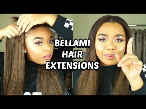 22 INCHES LONG | HOW TO - BELLAMI CLIP IN HAIR...