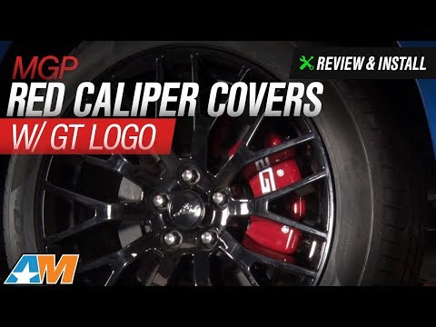 2015-2017 Mustang MGP Red Caliper Covers w/ GT Logo Review & Install