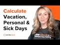 How to calculate Paid Time Off PTO Accrual Rates and PTO Banks