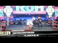 Marty Scurll Vs Kenny King ROH TV Championship