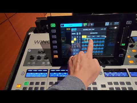 Behinger WING console 's New Copy interface is Great.
