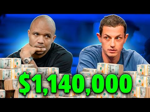 Phil Ivey vs Tom Dwan BATTLE In $1,140,000 Final Table