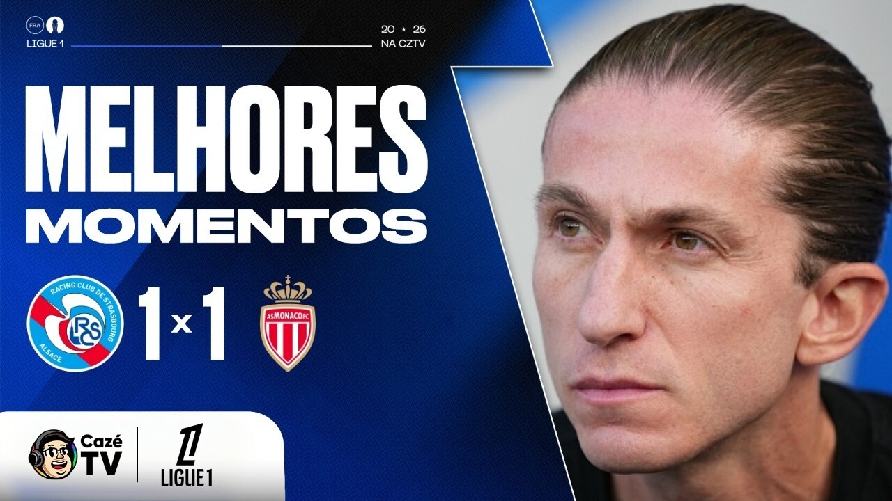 MELHORES MOMENTOS: STRASBOURG 1 X 1 MÔNACO | LIGUE 1 26/27 | 4ª RODADA