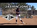 2020 Jasmin Jones Third Base and First Base Softball Skills Video
