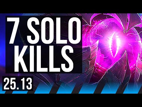 VEL'KOZ vs SYNDRA (MID) | 7 solo kills | EUNE Master | 25.13