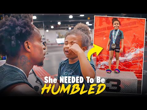 My Daughter was too cocky before this tournament and she got humbled