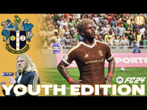 A FRESH NEW CUT! | EA FC 24 CAREER MODE - YOUTH ACADEMY | SUTTON UNITED | EP32