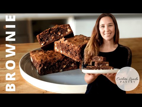 BROWNIE DE CHOCOLATE | RECETA CLĂSICA DE BROWNIES | CON INGREDIENTE SECRETO