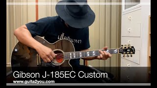 Video thumbnail for Gibson J -185EC Custom Hight Performane by top acoustic
