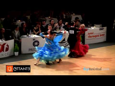 David Schavel - Maria Konus, Brno Open 2014, WDSF WO standard, semifinal - slowfox