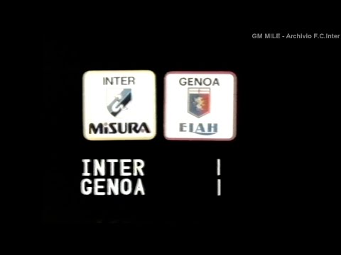 1983-84 (24^ - 25-03-1984) INTER-Genoa 1-1 [Altobelli,Briaschi] Gol 90°Minuto Rai