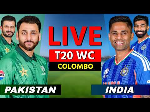 🔴 IND vs PAK, T20 World Cup 2026, Live Cricket Match Scores, Commentary | 1st Innings, IND BAT
