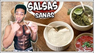 Salsas SALUDABLES 🌭 Receta de SALSAS CASERAS