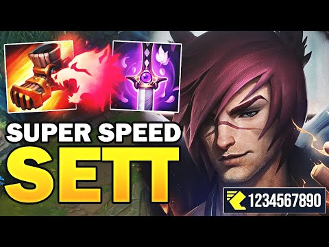 Sett but I have 1000 Movement Speed and 1 shot everyone on the map (super funny)