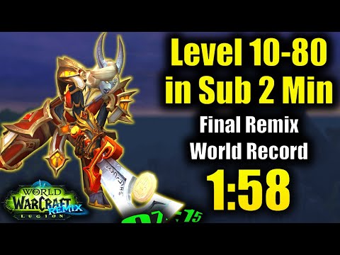 The Final Remix WR: 10-80 in 1 Minute 58 Seconds