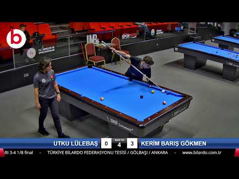 UTKU LÜLEBAŞ & KERİM BARIŞ GÖKMEN Bilardo Maçı - 