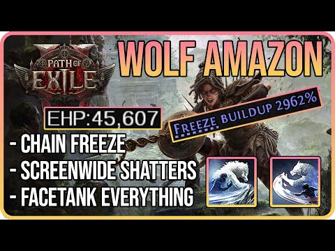 CHAIN Freeze and BLAST Maps - Wolf Amazon Build Guide - Path of Exile: Last of the Druids