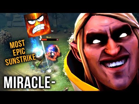 Miracle- Invoker WTF Most EPIC Sunstrike Prediction?! Business As Usual By M-GOD - Dota 2