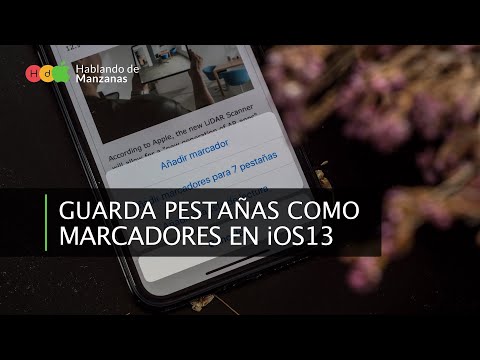 Cómo guardar una pestaña abierta como marcador en Safari en iOS