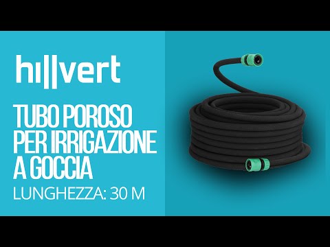 Video - Tubo poroso per irrigazione a goccia - 30 m