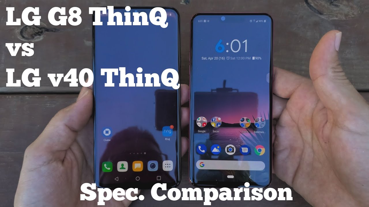 LG G8 vs LG V40- Quick Spec Comparison