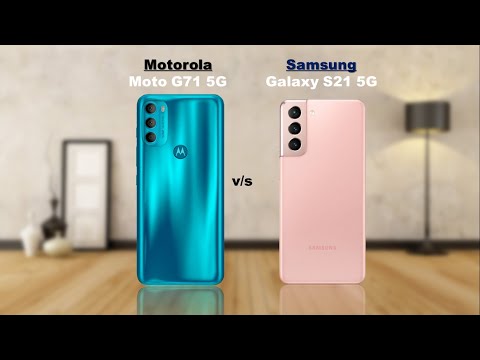Motorola Moto G71 5G vs Samsung Galaxy S21 5G