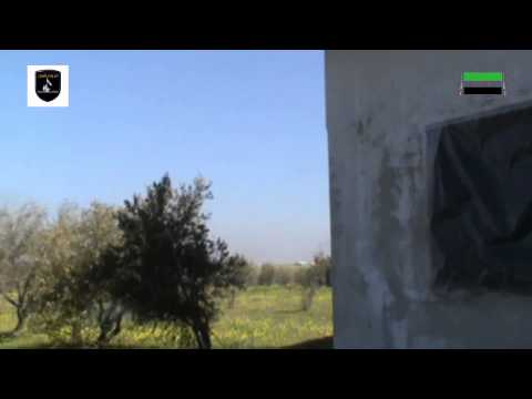 استهداف مقرات النظام في السرايا في درعا بالمدفعية من قبل لواء الأول مهام خاصة