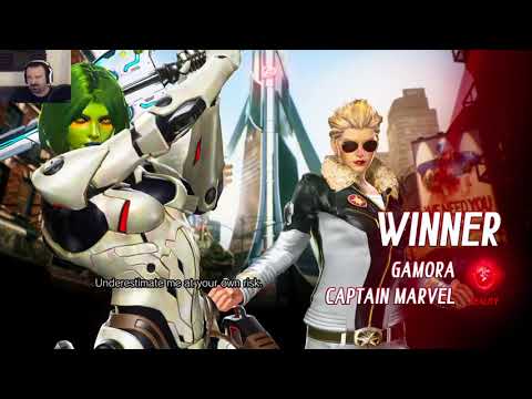 MvC Infinite: Week 2 Online Play pt31 - vs. Captain Marvel/Gamora