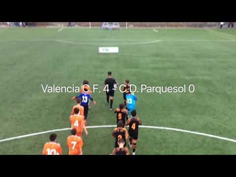 RESTV / Valencia C.F. 4 - C.D. Parquesol 0 / ALEVÍN / 1a fase