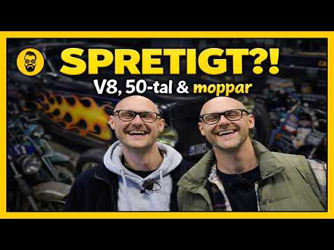 Tvillingarnas spretiga bilgarage – Volvo, Nova, Riviera, 32:a & moppar!