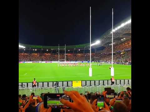 Haka des Tonga  Coupe du Monde  France 2023