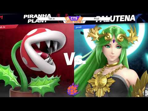 Clocktower Smash 47 - Losers - Tak.io (Wolf, Piranha Plant) vs. Proil (Palutena) - SSBU