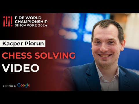 Solving chess puzzles with World Champion in Solving GM Kacper Piorun