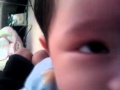 Baby Jayden Yim Distracted By TV During Feeding Uh Oh