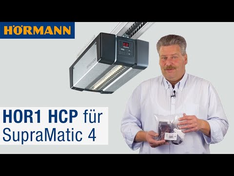 HOR1 HCP für Garagentor-Antriebe SupraMatic 4 installieren | Hörmann
