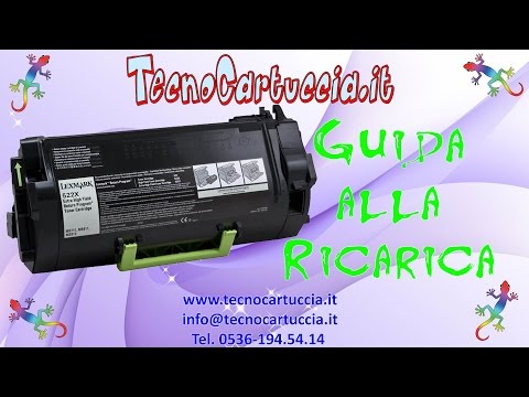 Lexmark 522X (52D2X00) Return, juoda kasetė video