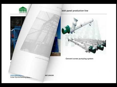 Full automatic EPS cement sandwich panel production line