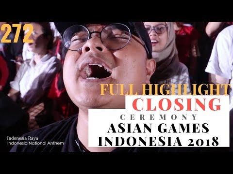 CLOSING Ceremony Asian Games 2018 INDONESIA - longest fireworks i have ever seen | Vlog272