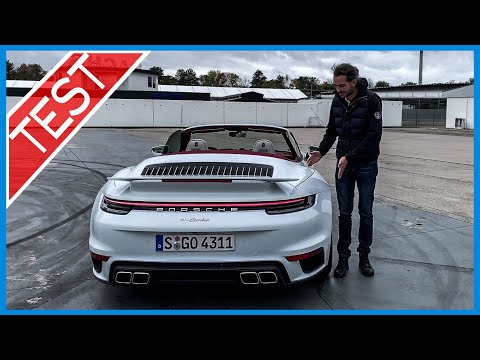 Porsche 911 Turbo Cabriolet (992) Test! Sound, Verbreiterung, WET-Mode, Technik, Preis