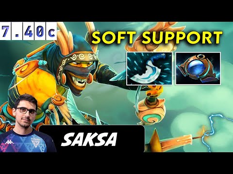 Saksa Shadow Shaman Soft Support - Dota 2 Patch 7.40c pro Player Full Gameplay