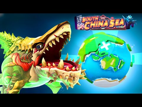 Hungry Shark World | Ancient Megalodon Attack | South China Sea (Classic Mode) Full Gameplay HD